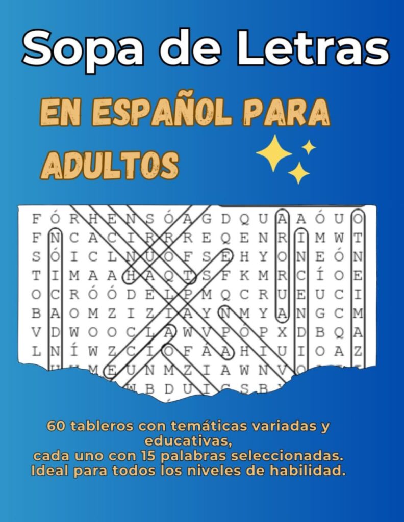 Sopas de Letras en Español para Adultos