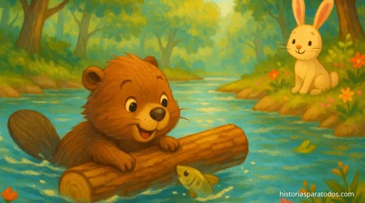 Leo supero el miedo al río