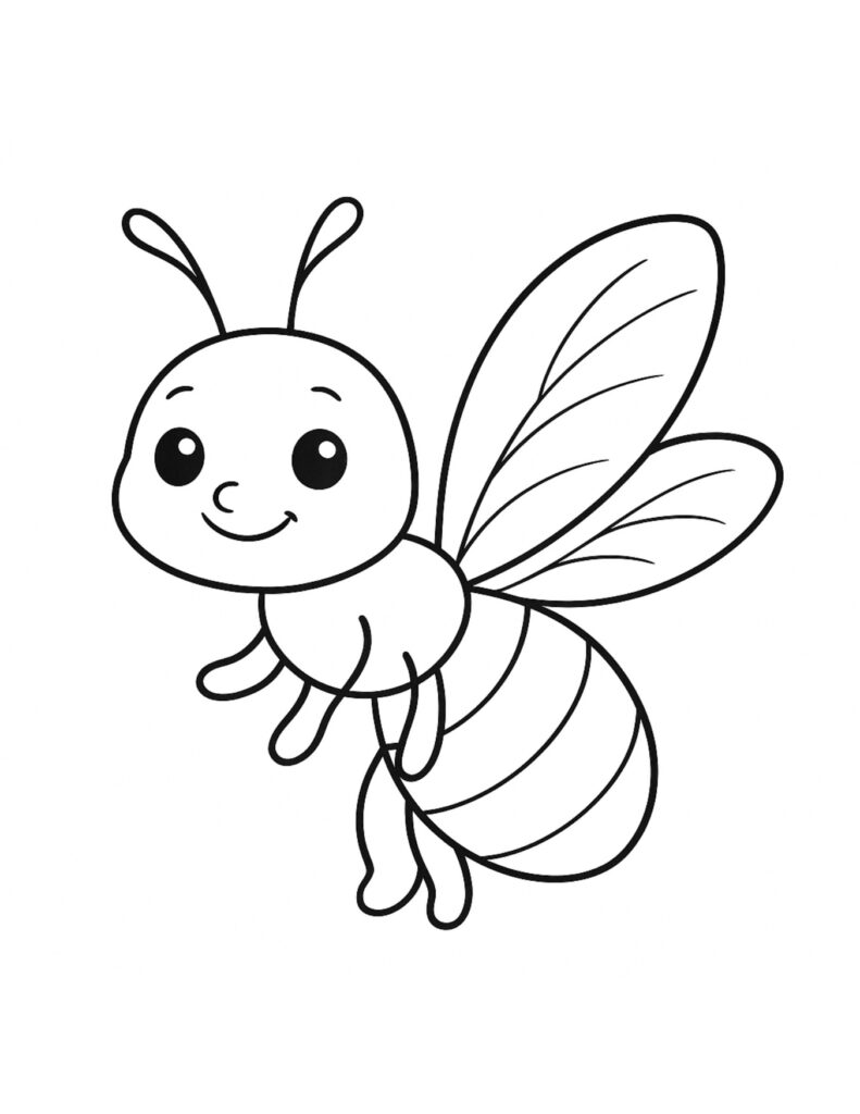 Luciérnaga valiente para dibujar