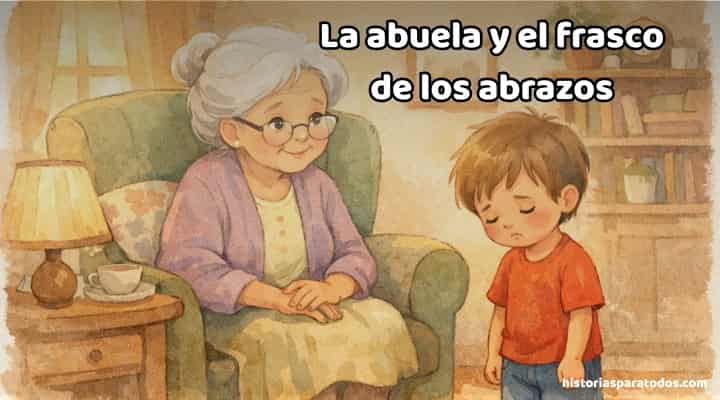 Niño llega triste a la casa de su abuela